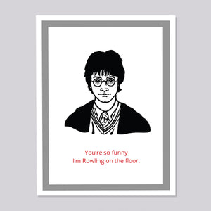 Harry Potter Rowling Card