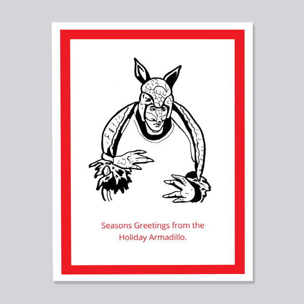 Friends Ross Holiday Armadillo Magnet and Ornament
