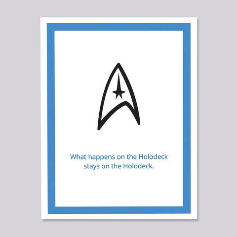 Star Trek Holodeck Card