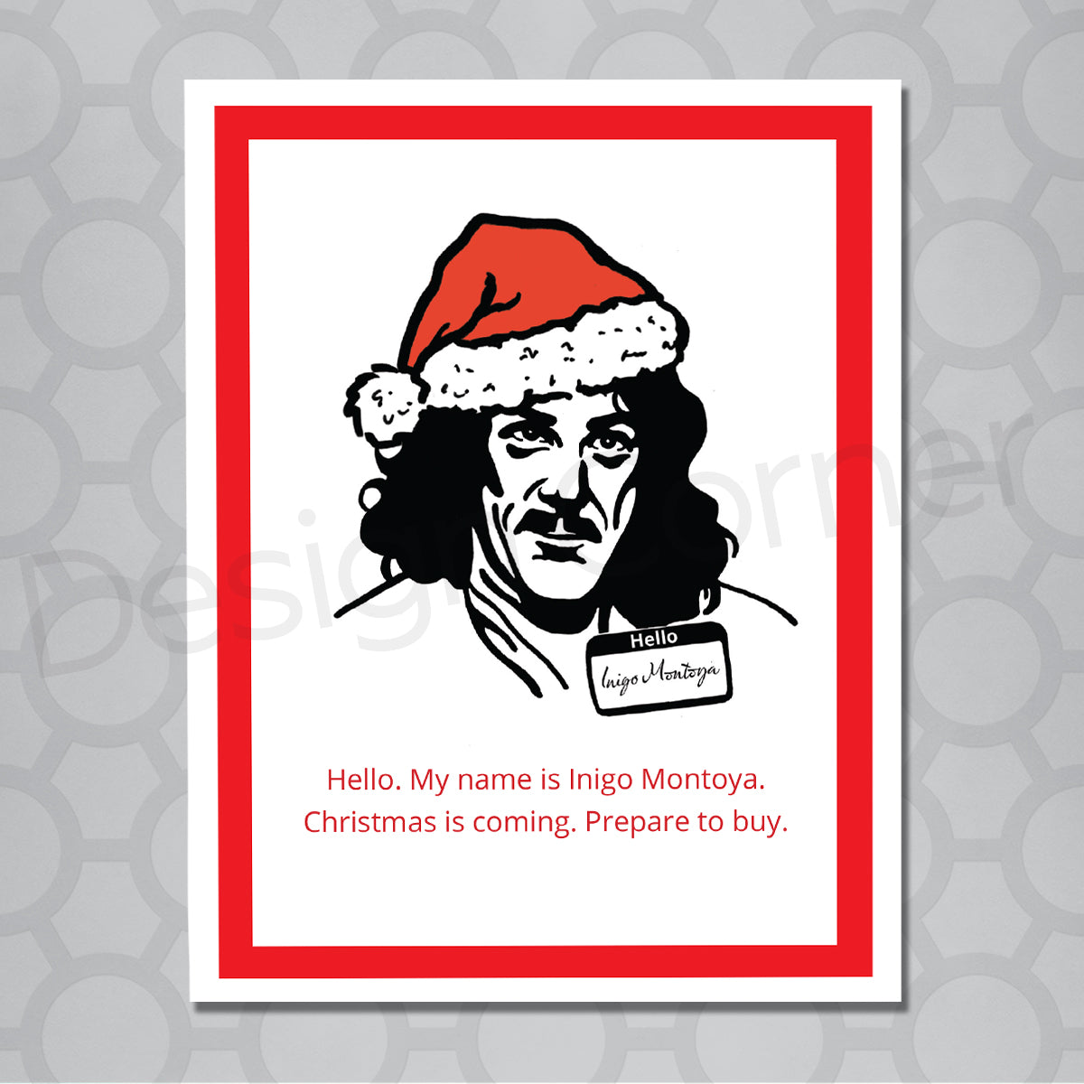 Princess Bride Inigo Montoya Christmas Card