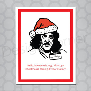 Princess Bride Inigo Montoya Christmas Card