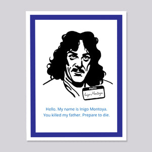 Princess Bride Inigo Montoya Card