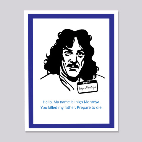 Princess Bride Inigo Montoya Card
