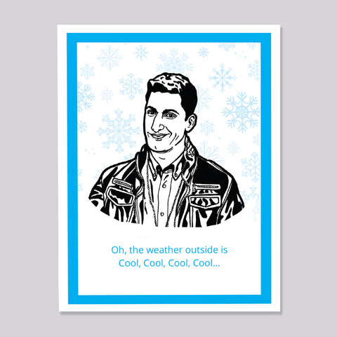 Brooklyn Nine Nine Jake Christmas Card
