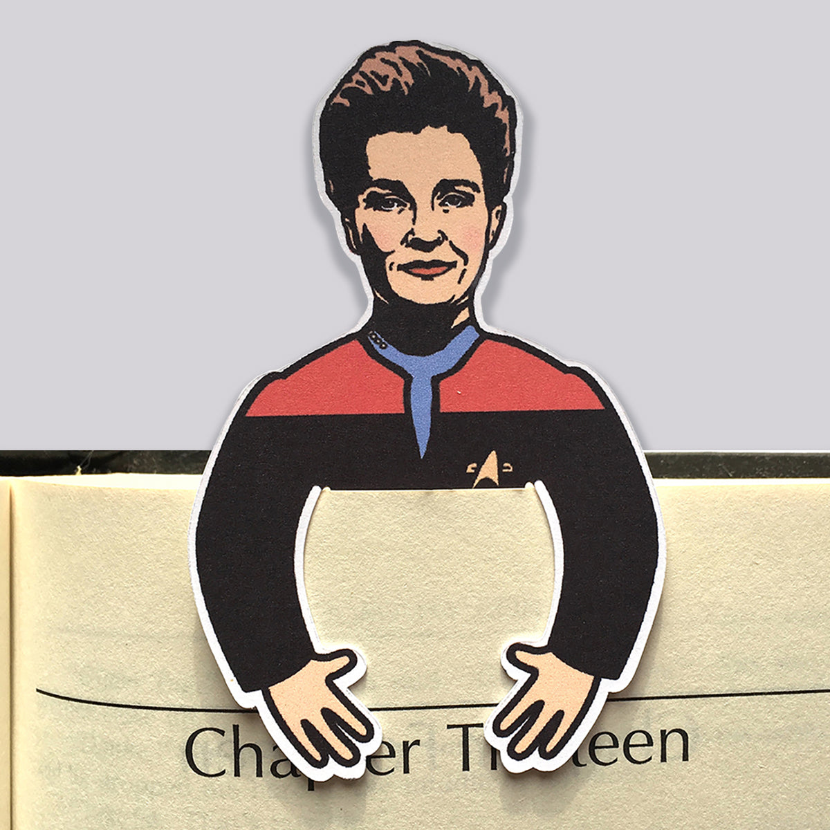 Star Trek Voyager Janeway Die Cut Bookmark