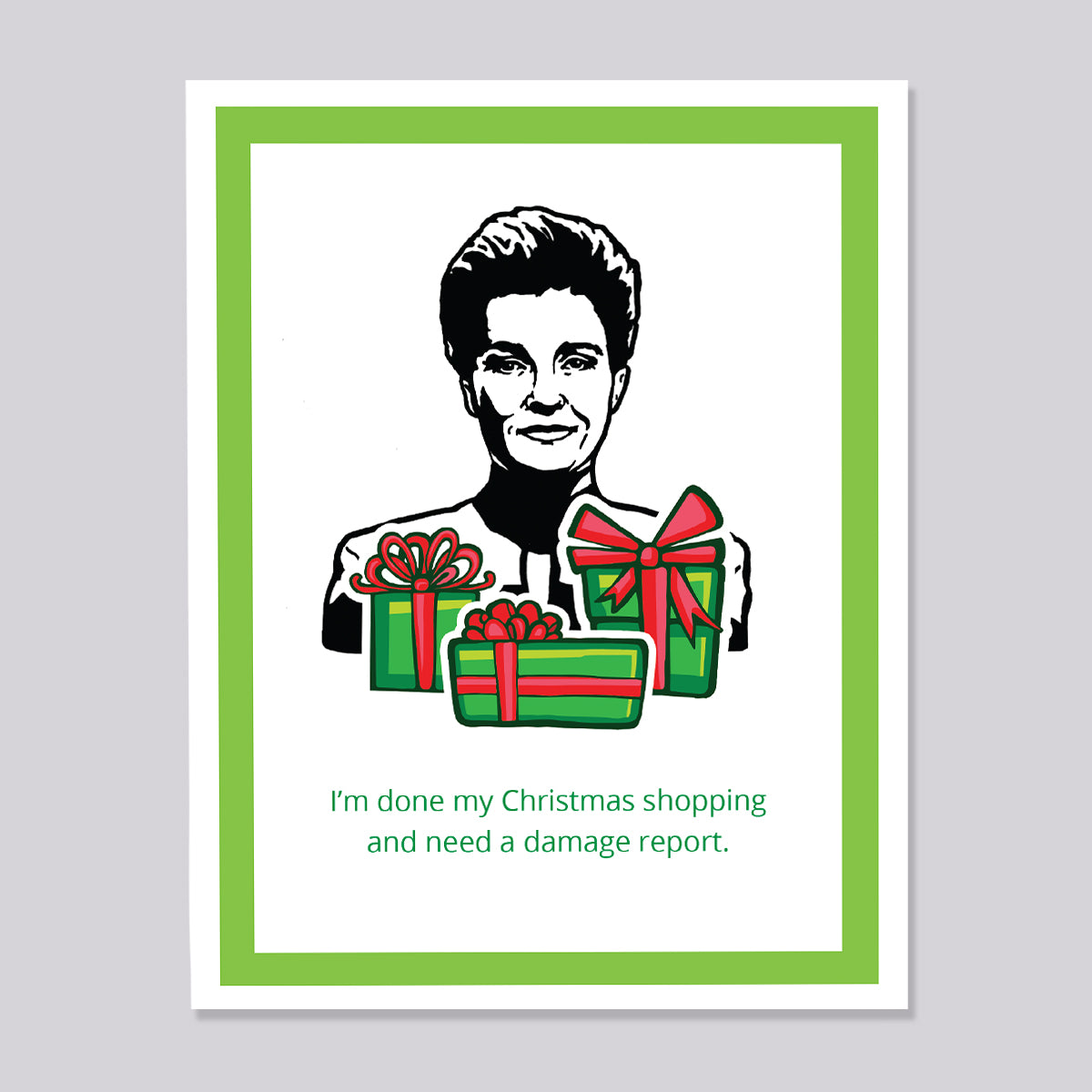 Star Trek Voyager Janeway Christmas Card