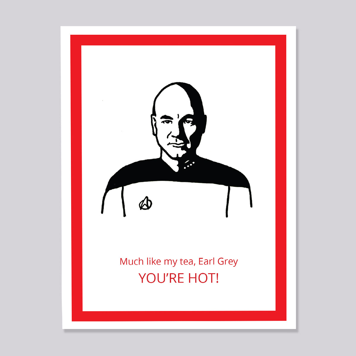 Star Trek Next Generation Picard Earl Grey Card