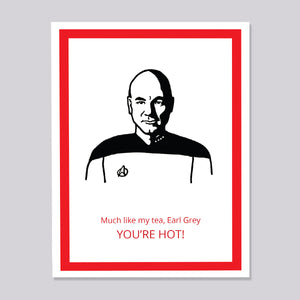Star Trek Next Generation Picard Earl Grey Card