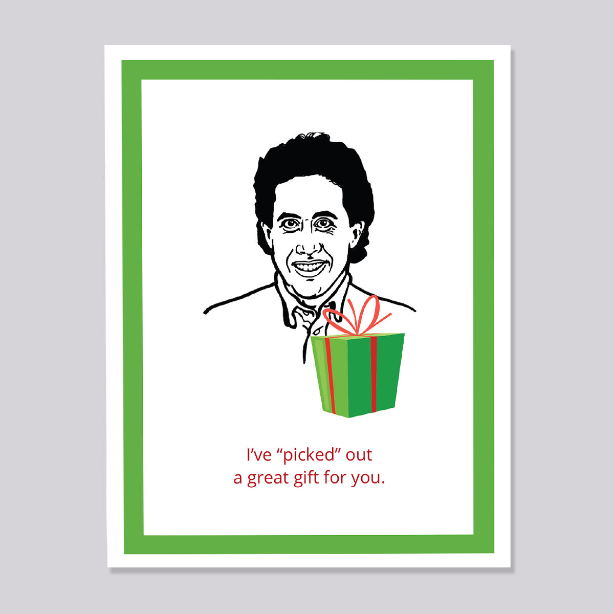 Seinfeld Jerry Christmas Card