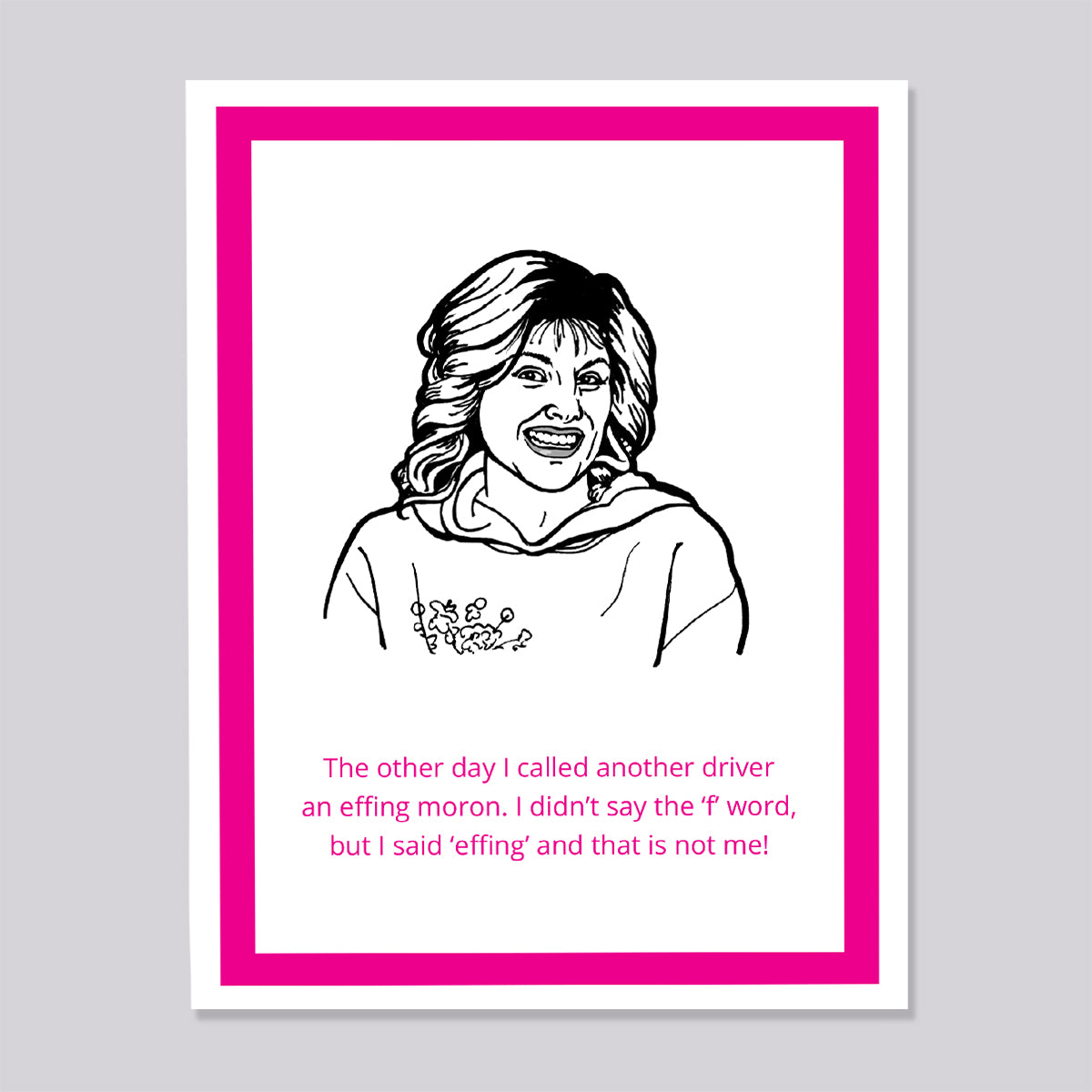 Schitts Creek Jocelyn Effing Card