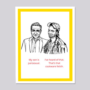 Schitts Creek Roland Johnny Pansexual Card