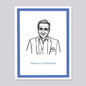 Schitts Creek Johnny Tweet Card
