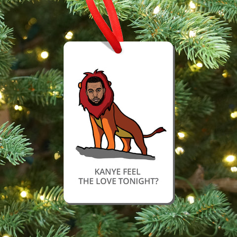 Kanye Lion Ornament and Magnet