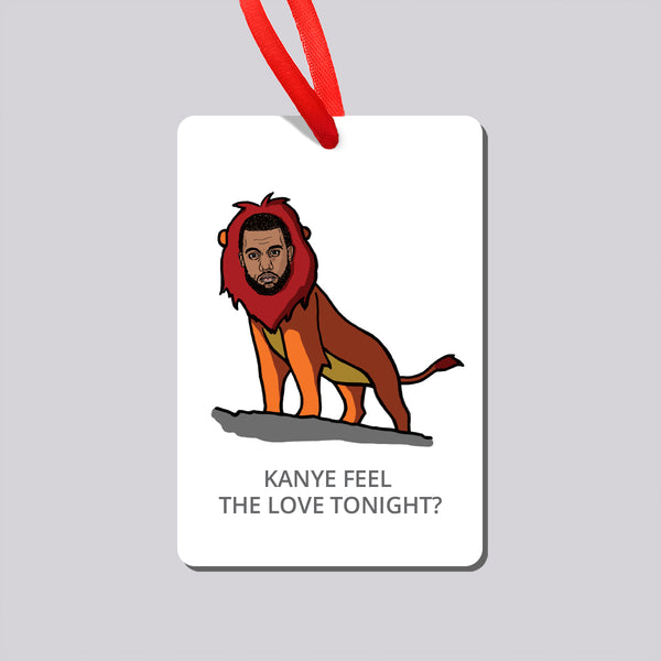 Kanye Lion Ornament and Magnet