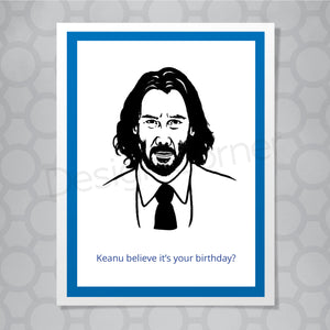 Keanu Reeves Birthday Card