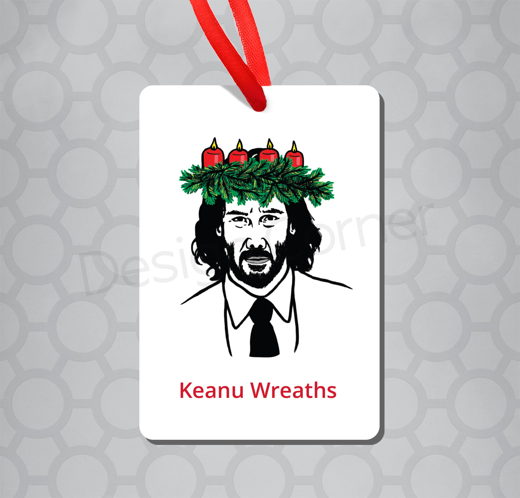 Keanu Reeves Pun Magnet and Ornament