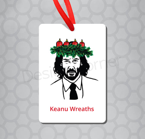 Keanu Reeves Pun Magnet and Ornament