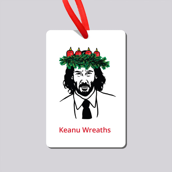 Keanu Reeves Pun Magnet and Ornament