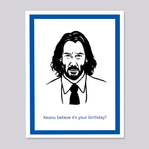 Keanu Reeves Birthday Card