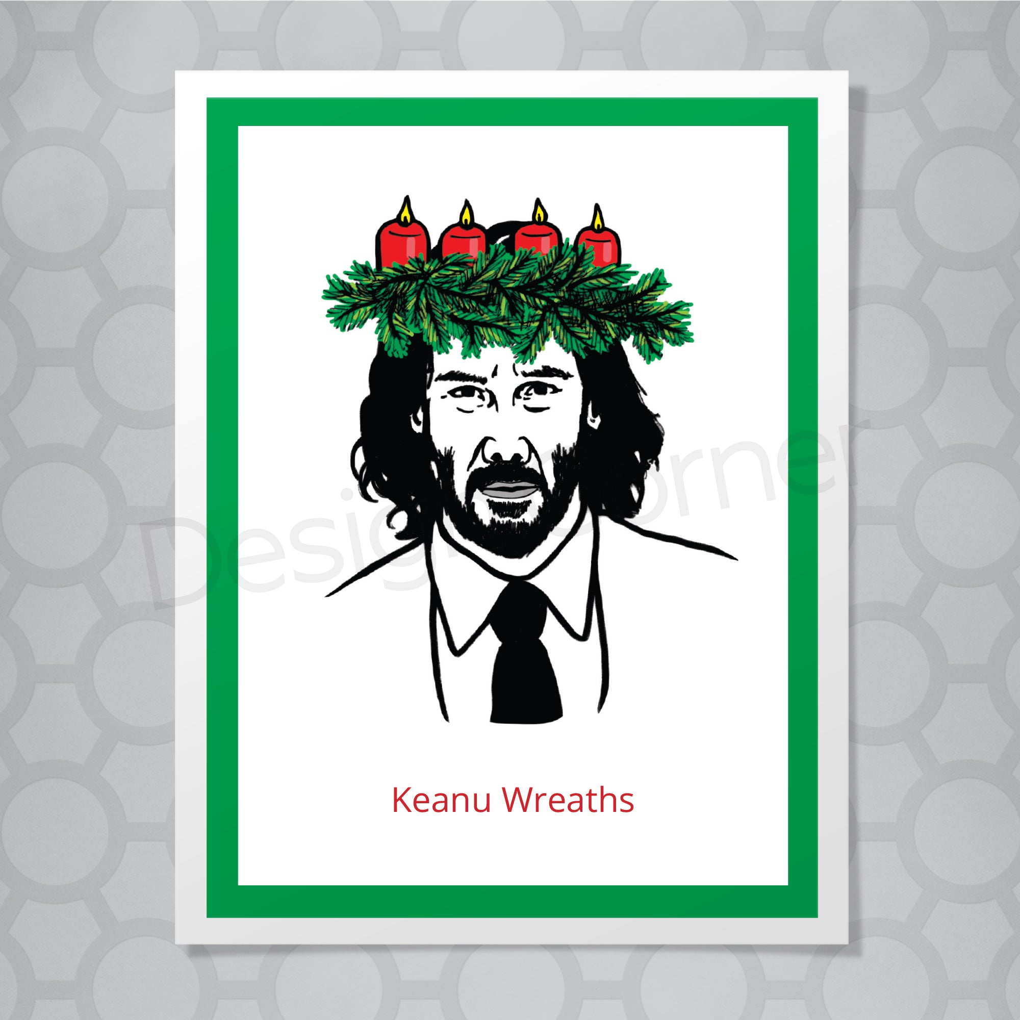 Keanu Reeves Christmas Card
