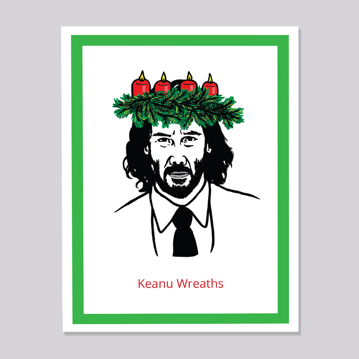 Keanu Reeves Christmas Card