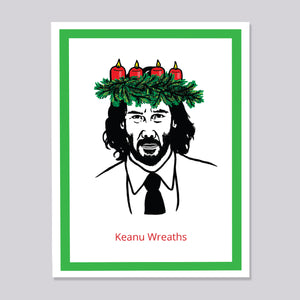 Keanu Reeves Christmas Card