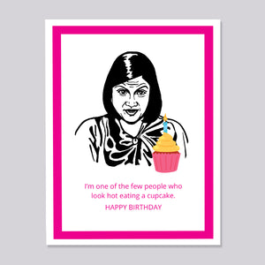 The Office Kelly Cupcake Birthday Card