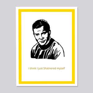 Star Trek Captain Kirk Shatnered Card