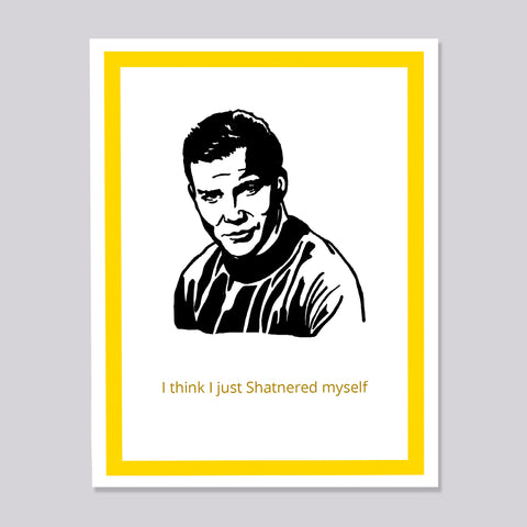 Star Trek Captain Kirk Shatnered Card