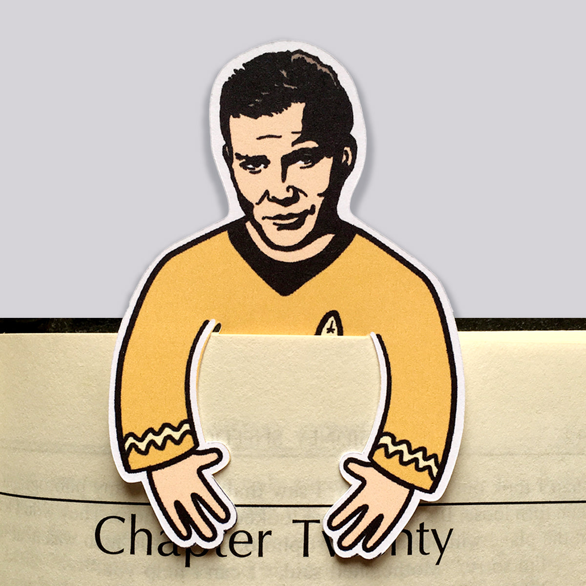 Star Trek Captain Kirk Die Cut Bookmark