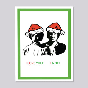 Star Wars Leia Solo Christmas Card