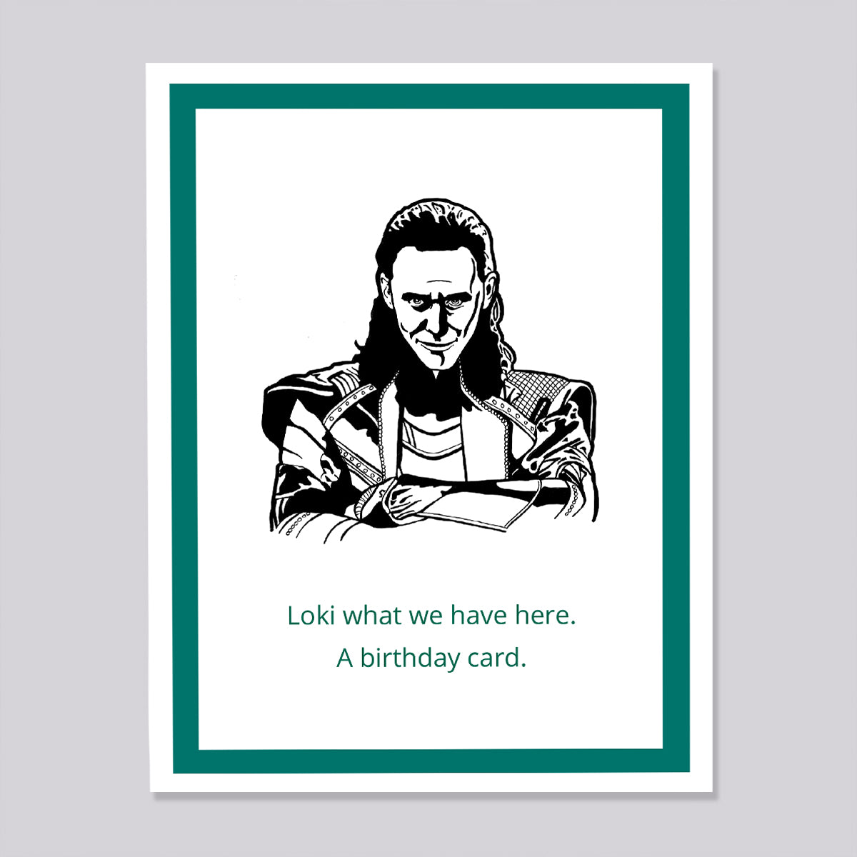 Marvel Loki Birthday Card