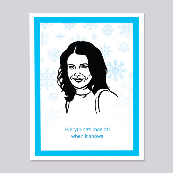 Gilmore Girls Lorelai Snow Magnet and Ornament