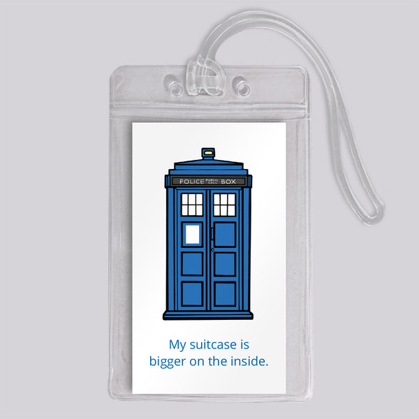Doctor Who Tardis Luggage Tag