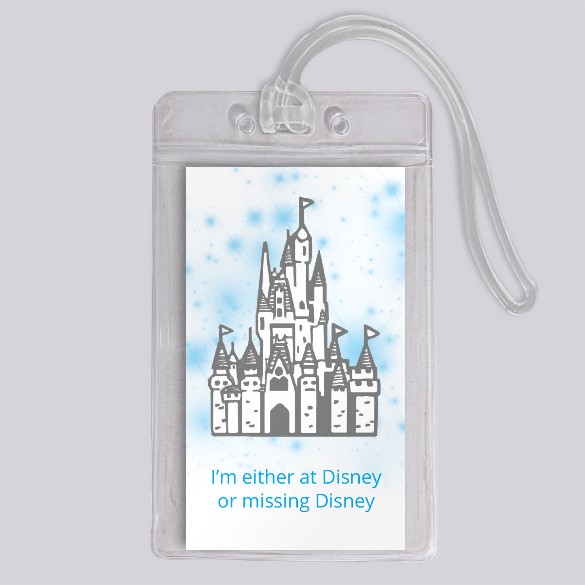 Disney Castle Luggage Tag