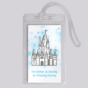Disney Castle Luggage Tag
