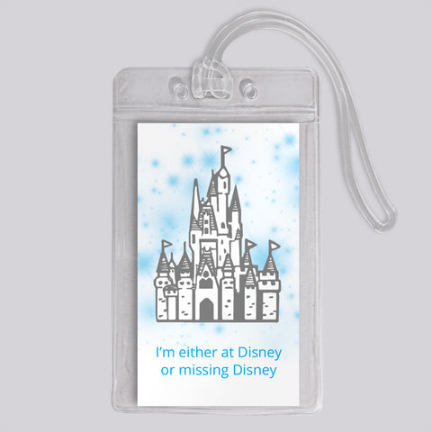 Disney Castle Luggage Tag