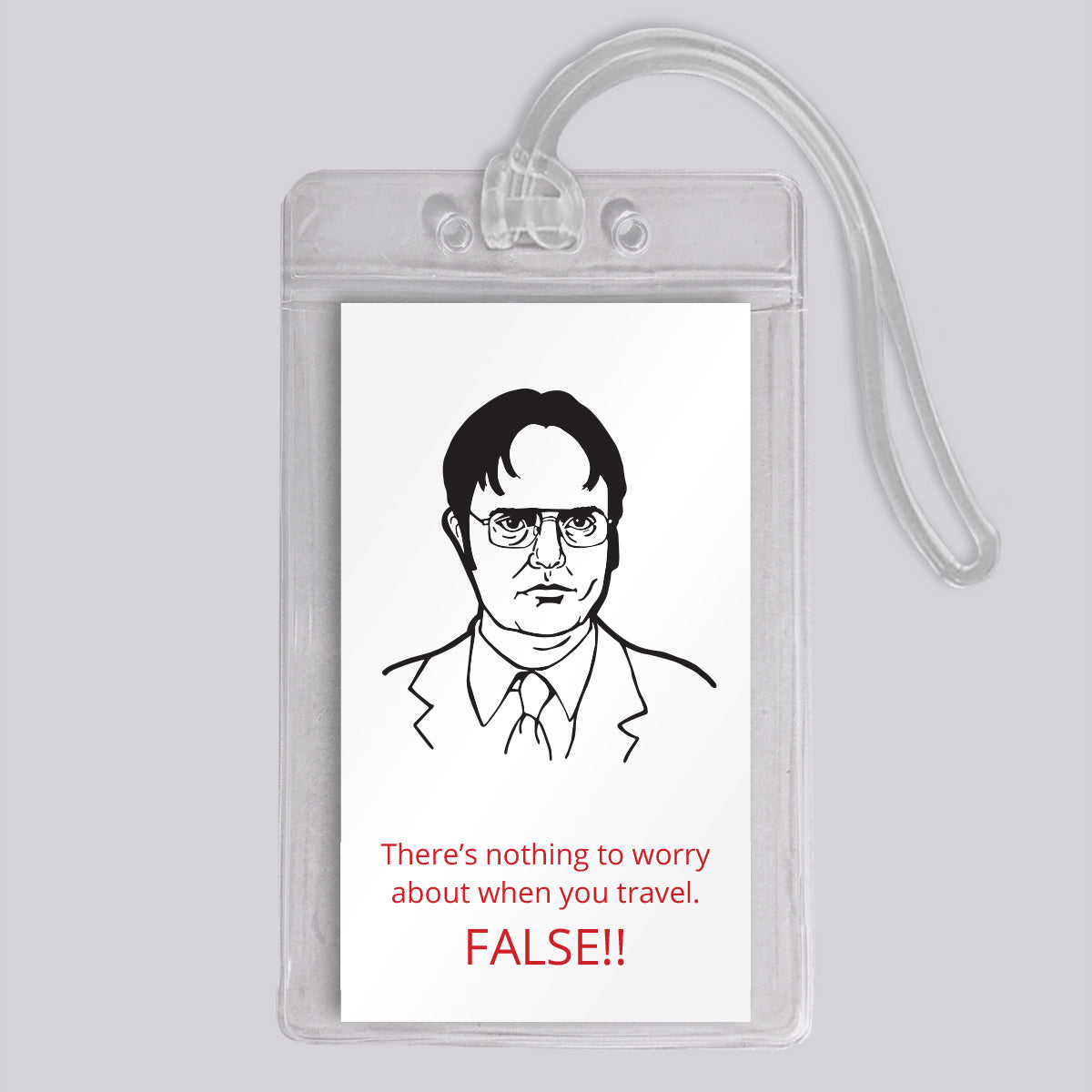 The Office Dwight Luggage Tag
