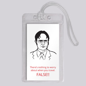 The Office Dwight Luggage Tag