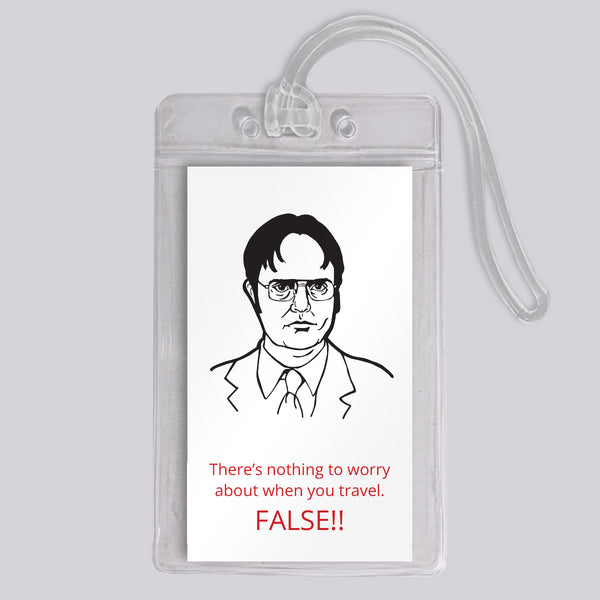The Office Dwight Luggage Tag
