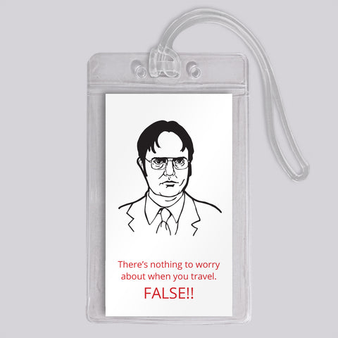 The Office Dwight Luggage Tag