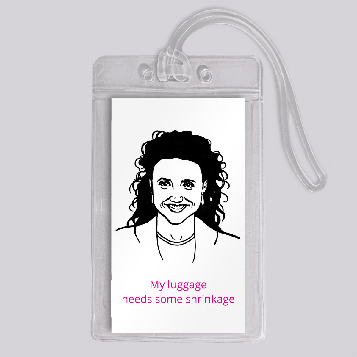Seinfeld Elaine Benes Luggage Tag