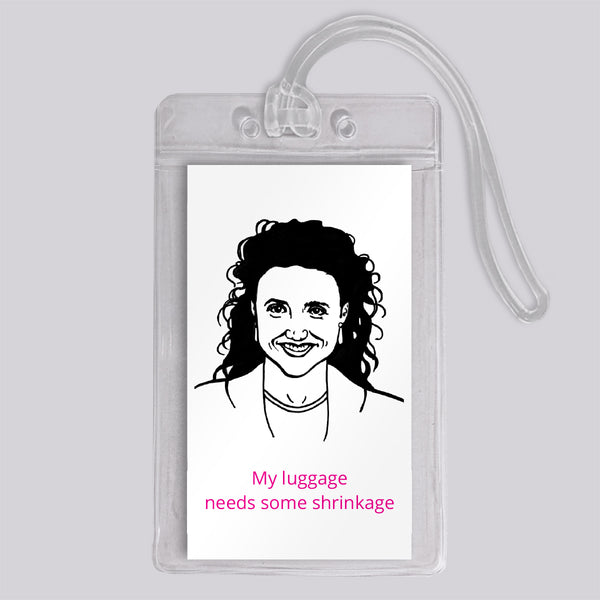 Seinfeld Elaine Benes Luggage Tag