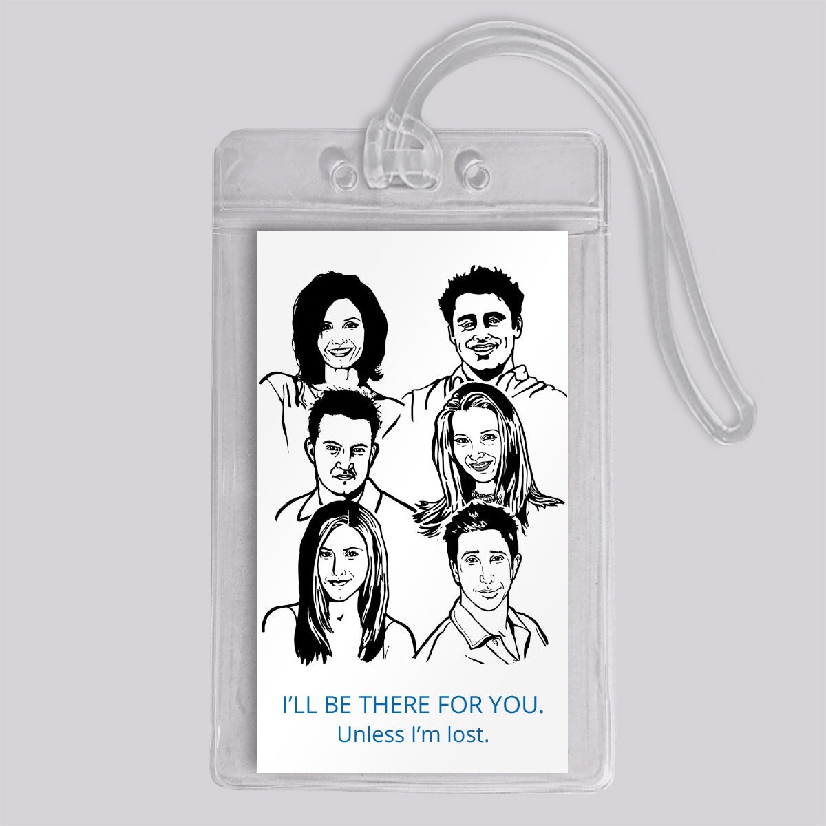 Friends Luggage Tag