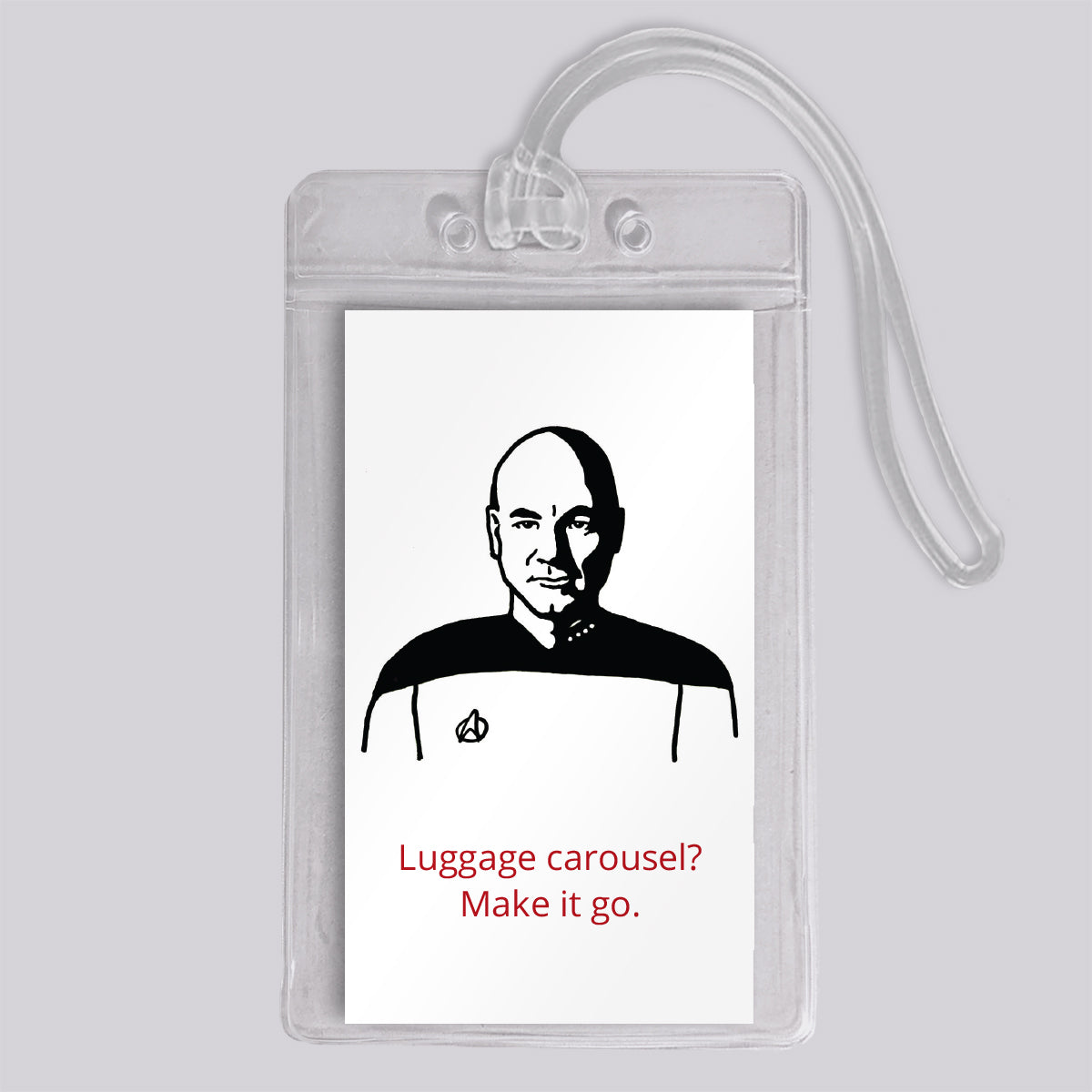 Star Trek Picard Luggage Tag