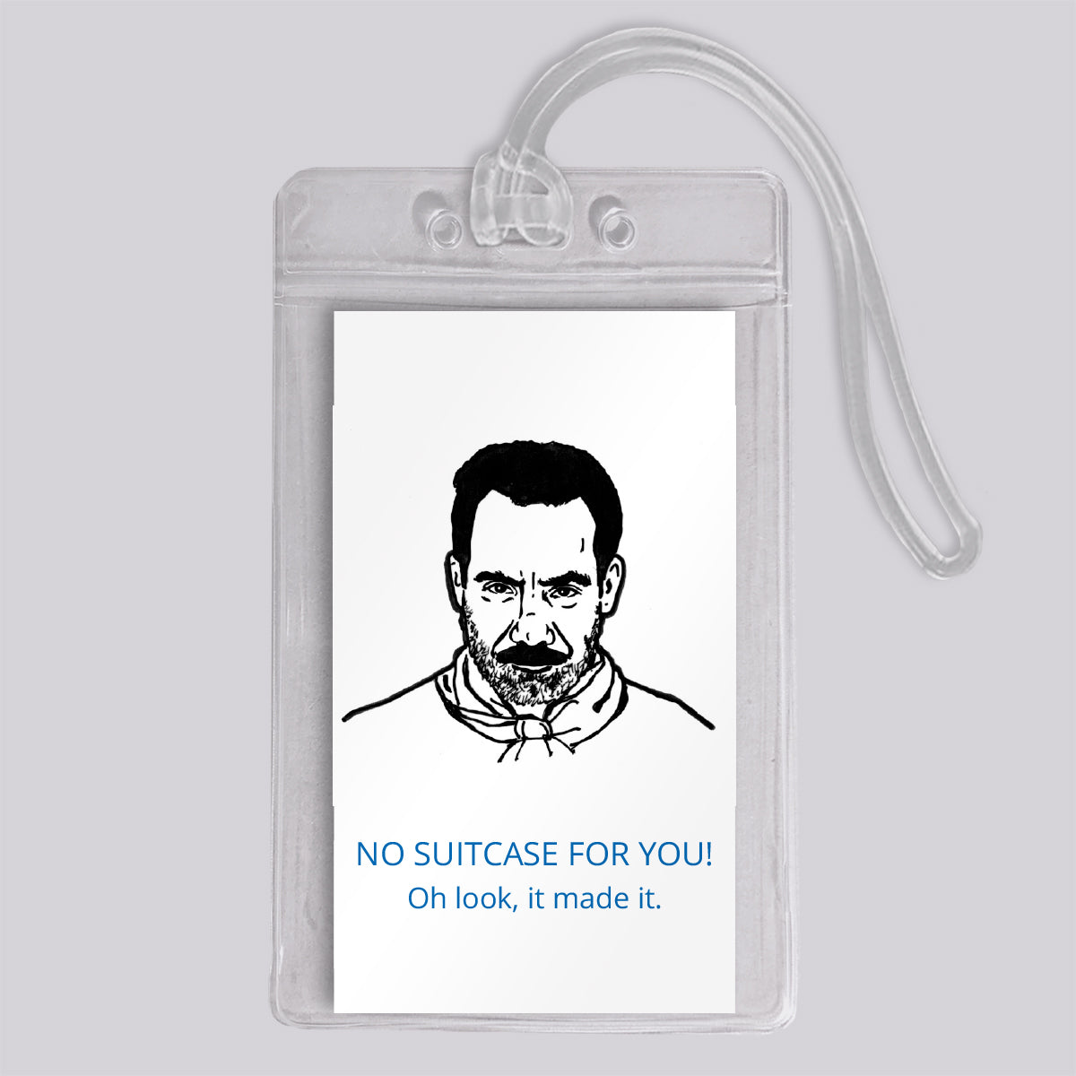 Seinfeld Soup Nazi Luggage Tag