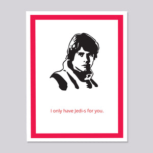 Star Wars Luke Skywalker Jedi Card
