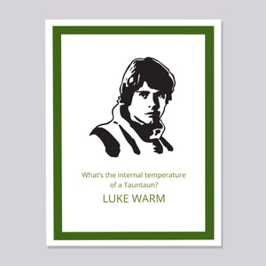Star Wars Luke Skywalker Tauntaun Card