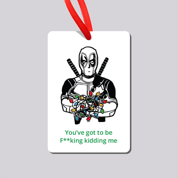 Marvel Deadpool Tangled lights Magnet and Ornament