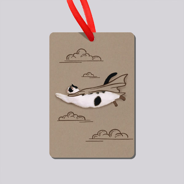 Max the Cat Superman Magnet and Ornament